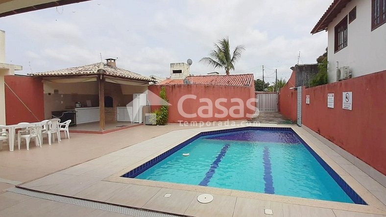 Beach houses for rent in Porto Seguro, 4 bedrooms, pool and