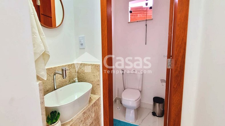 Casa com 3 suítes perto da Praia e do Centro de Porto Seguro