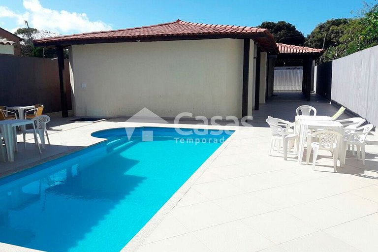 Casa com 4 suítes e 4 quartos na praia de Mundai