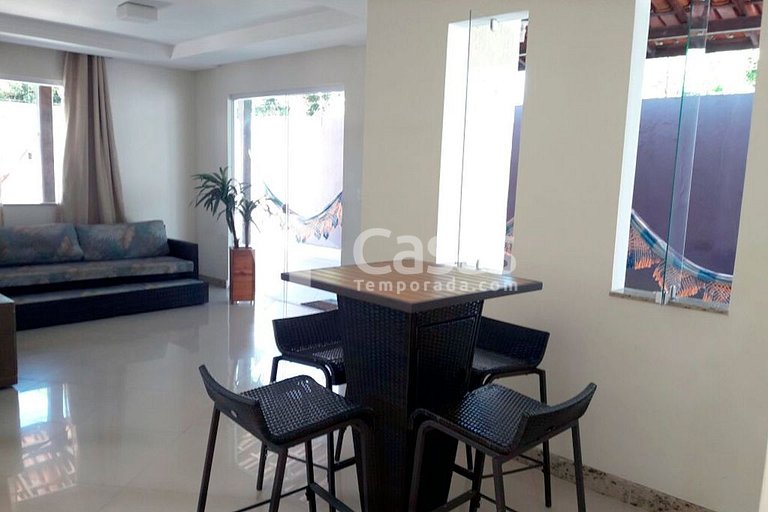 Casa com 4 suítes e 4 quartos na praia de Mundai