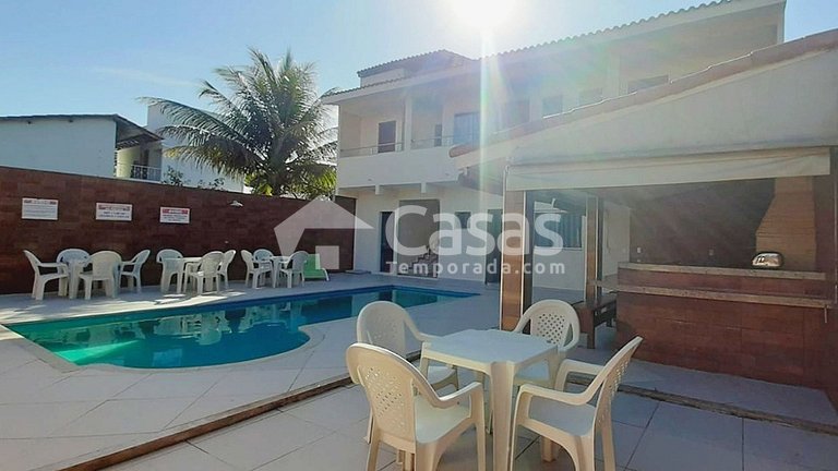 Casa com 4 suítes e 4 quartos na praia de Mundai