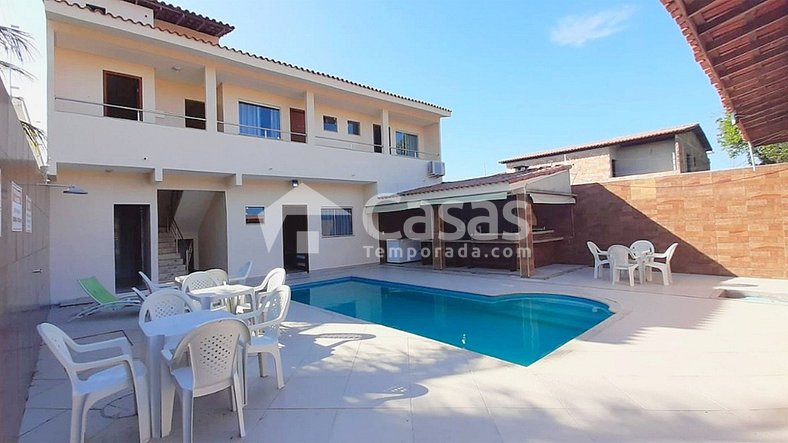 Casa com 4 suítes e 4 quartos na praia de Mundai