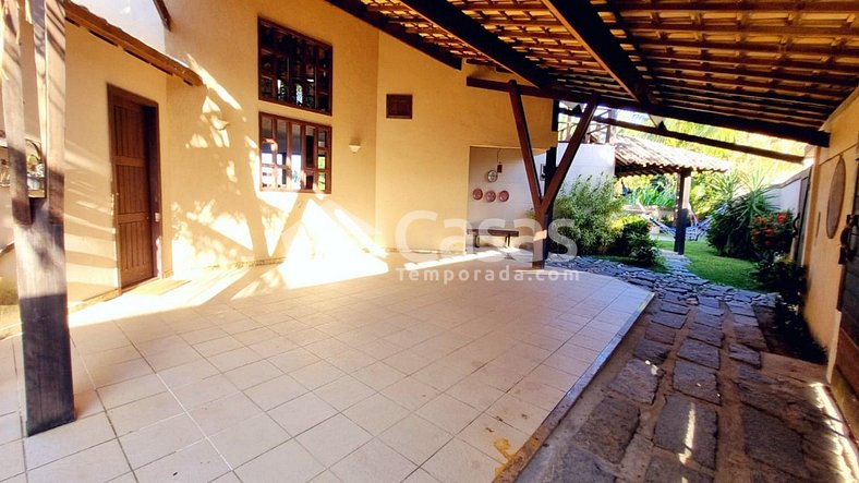 Casa com Vista para o Mar, área de Lazer Completa