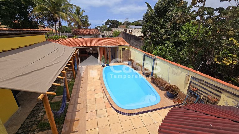 Casa temporada para 26 Pessoas, Piscina e Churrasqueira