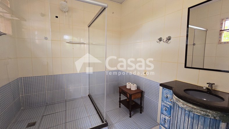 Casa temporada para 26 Pessoas, Piscina e Churrasqueira