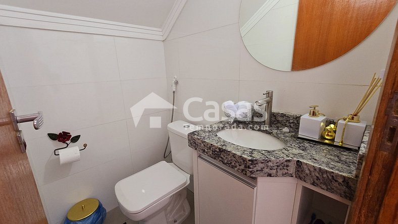 Duplex novo em condomínio na praia