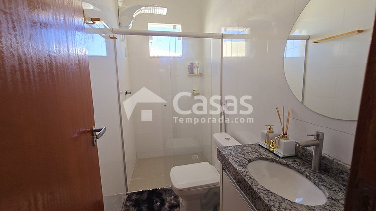 Duplex novo em condomínio na praia