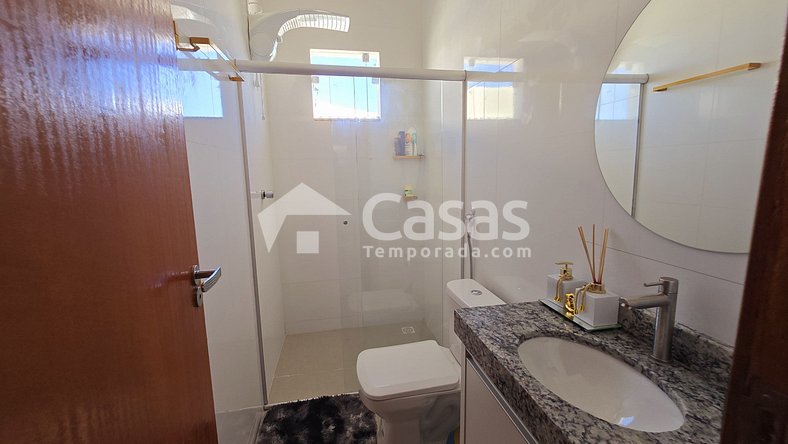 Duplex novo em condomínio na praia